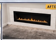 Fireplace installation