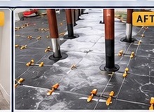 Tile installation